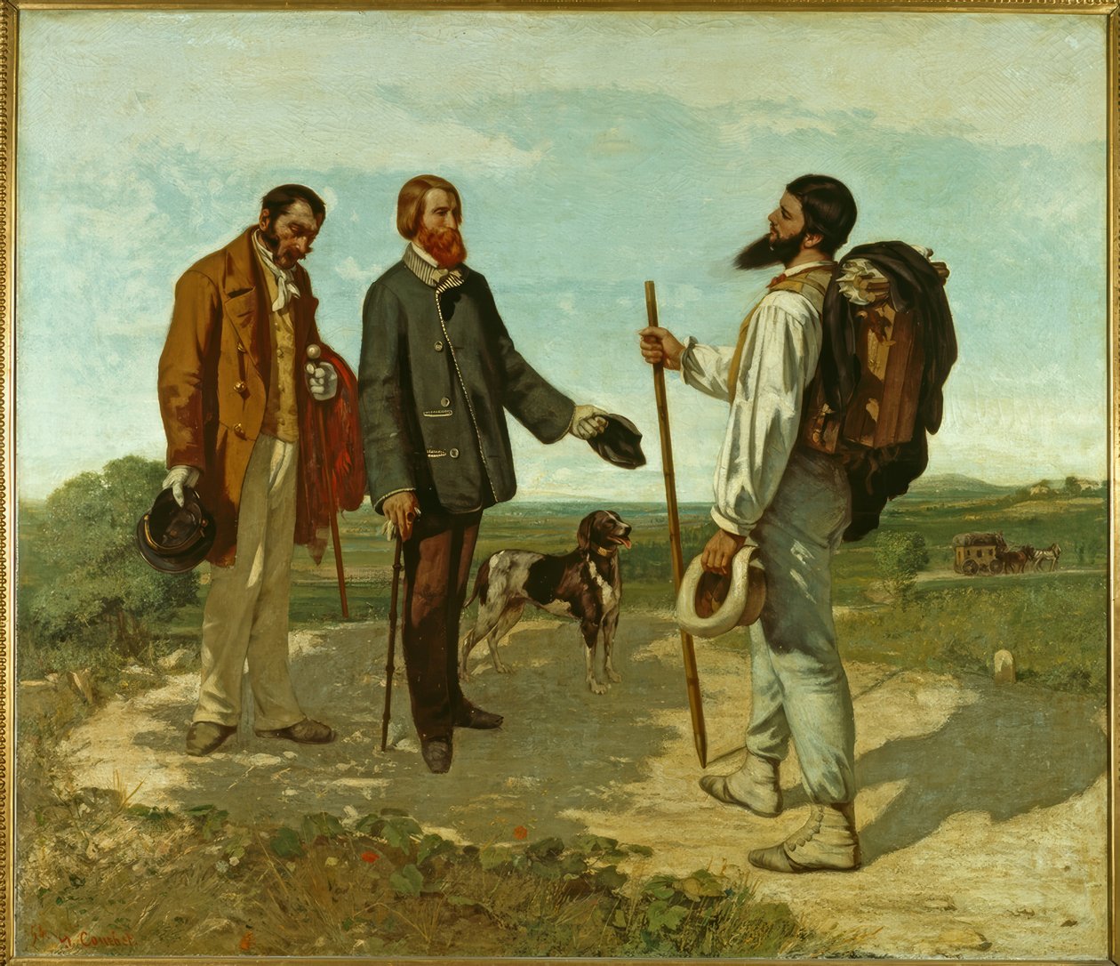 Møtet av Gustave Courbet