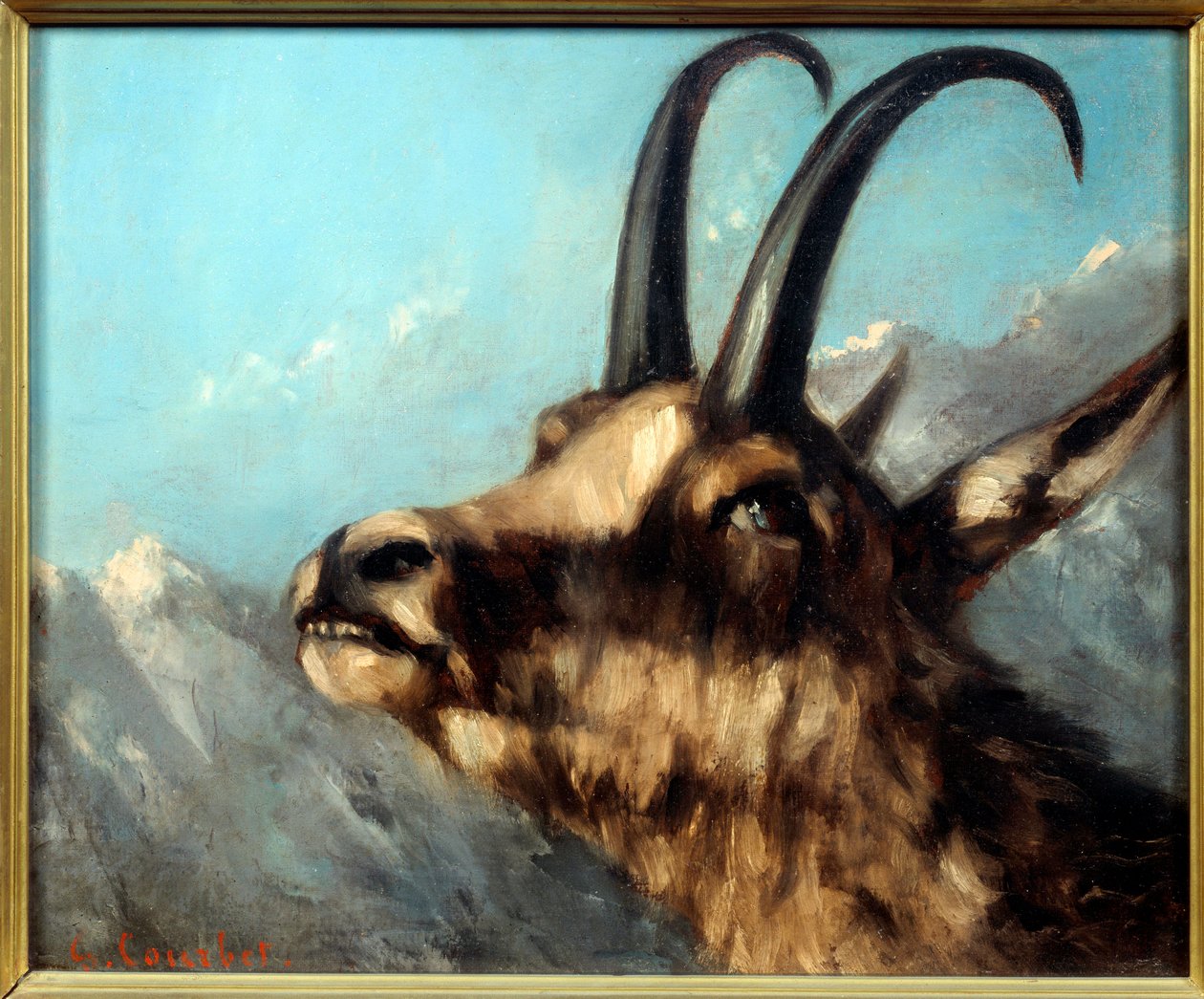 Leder for gemsemaleri av Gustave Courbet av Gustave Courbet
