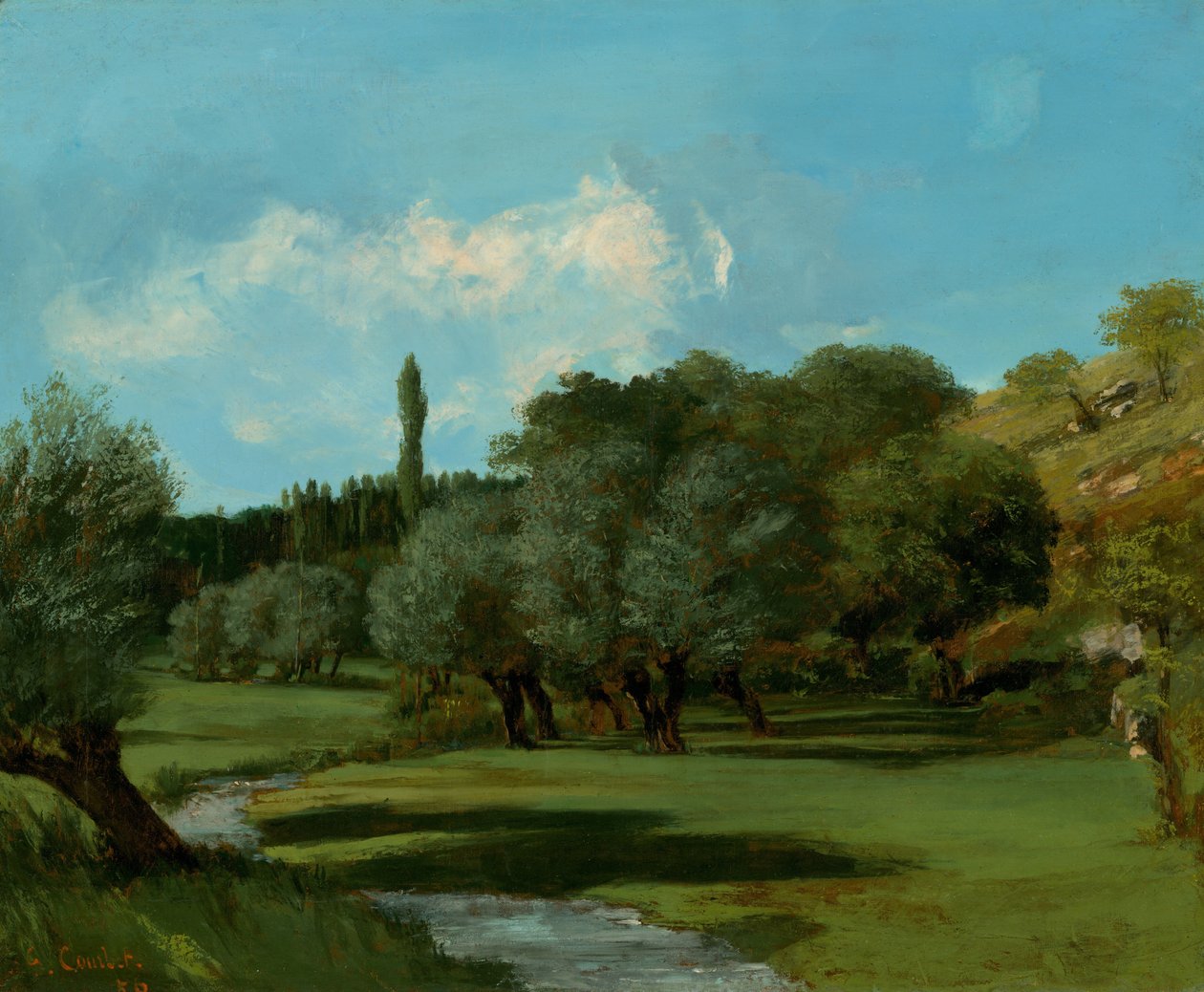 La Bretonnerie i Institutt for Indre av Gustave Courbet