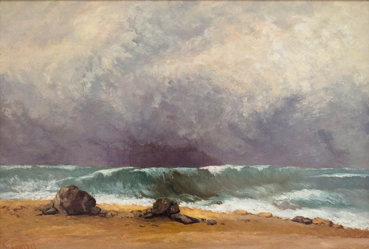 Bølgen av Gustave Courbet