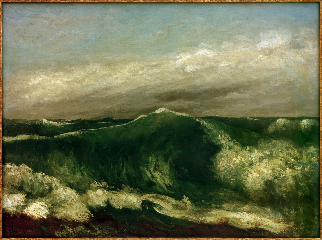 Bølgen av Gustave Courbet