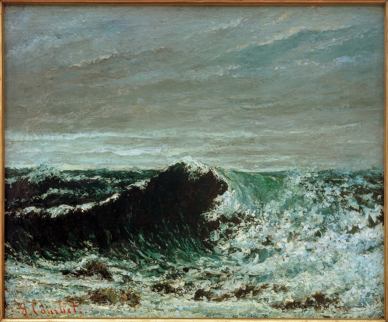 Bølgen av Gustave Courbet