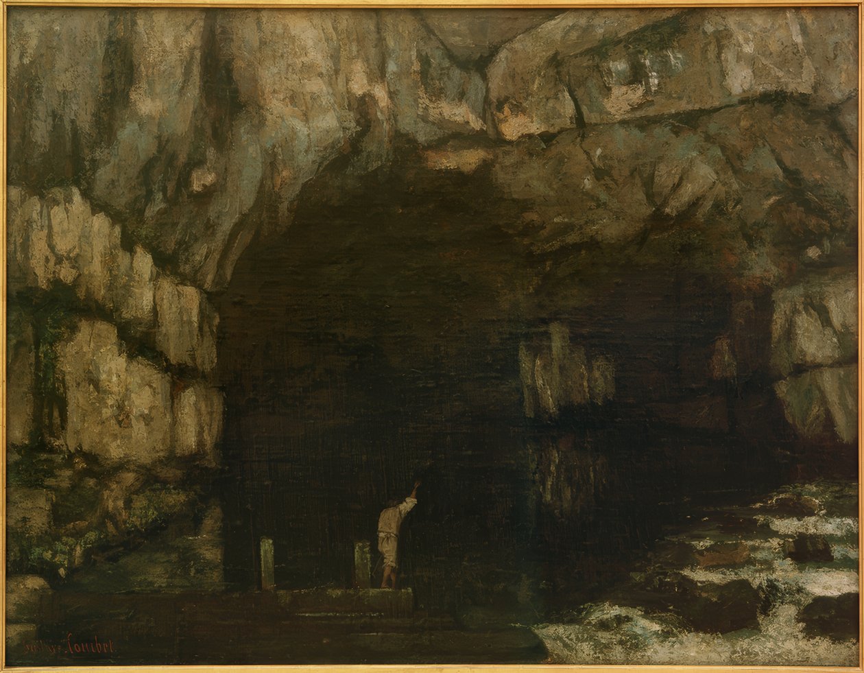 Kilden til Loue av Gustave Courbet