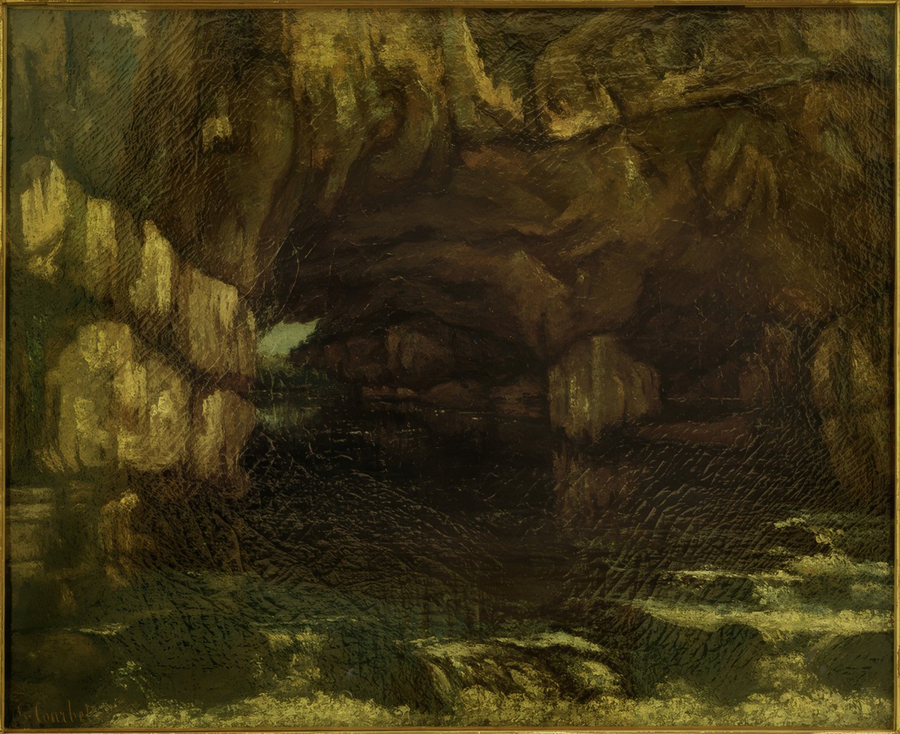 Kilden til Loue av Gustave Courbet