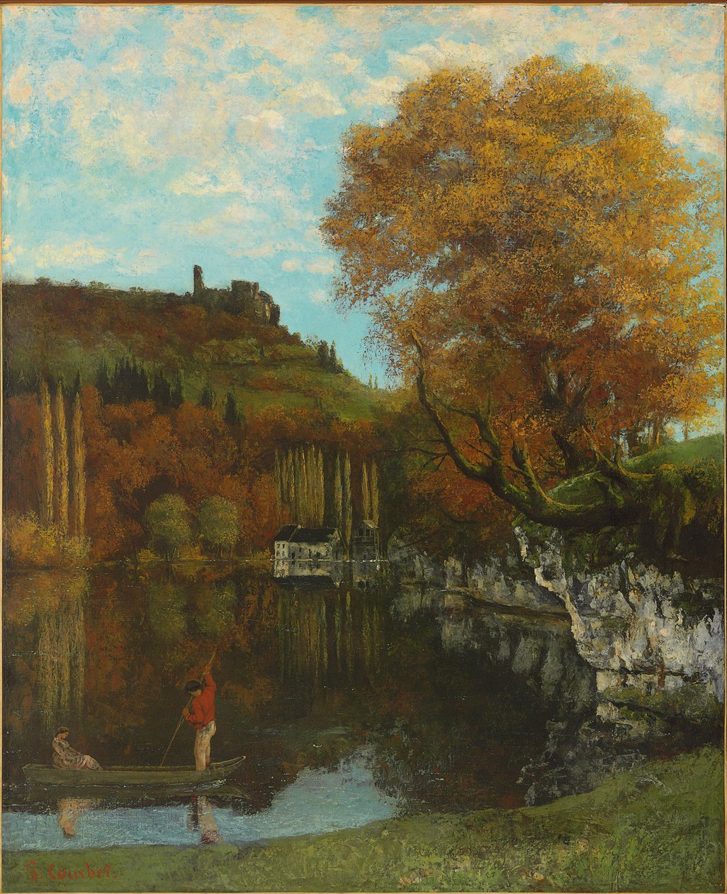 The Mirror of Scey-en-Varais, 1864-68 av Gustave Courbet