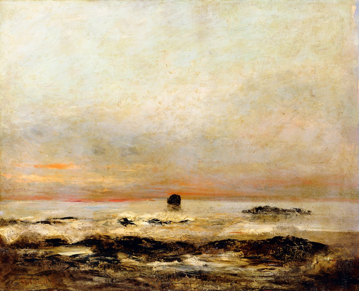 Marine, av Gustave Courbet