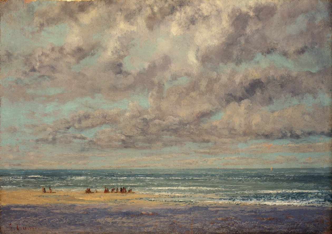 Marine - Les Équilleurs, av Gustave Courbet