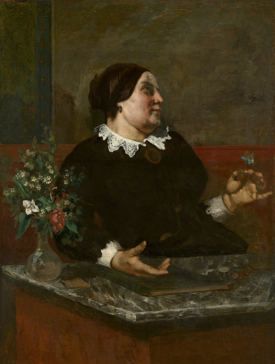 Mor Grégoire, 1855 og 185759. av Gustave Courbet