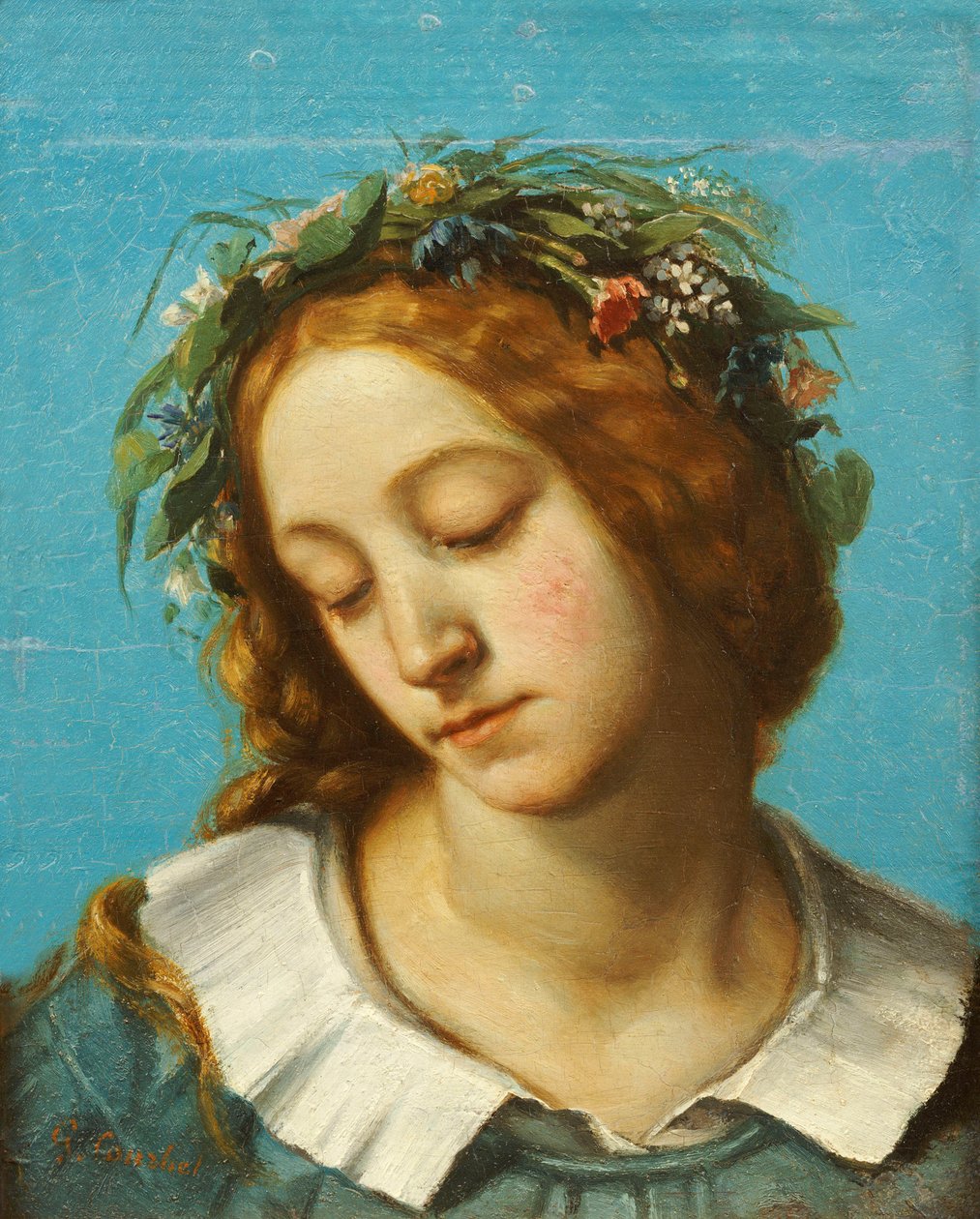 Ophelia, 1842 av Gustave Courbet