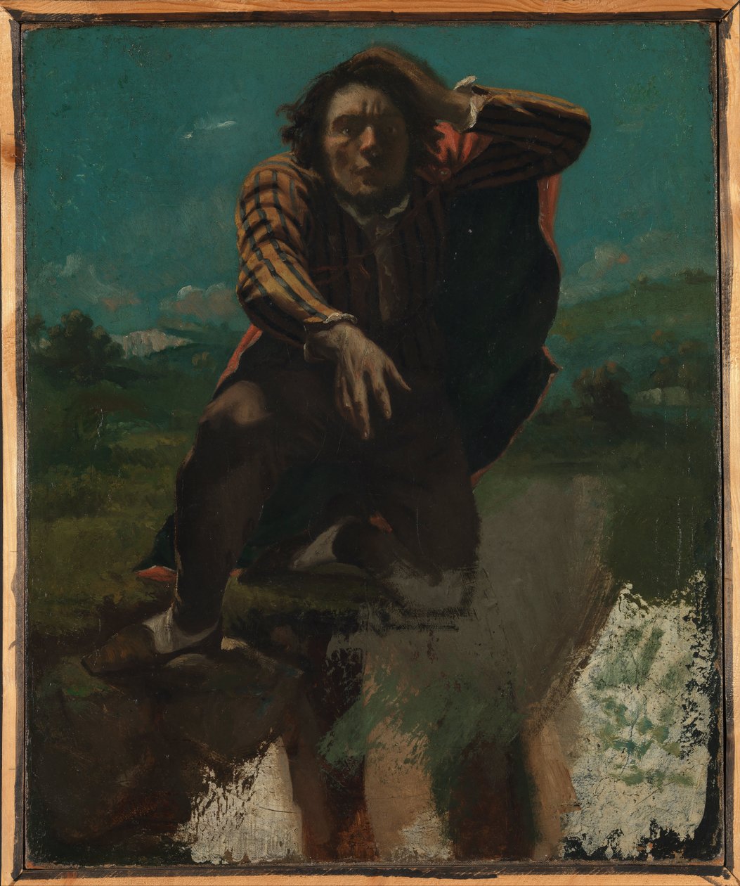 På kanten av stupet av Gustave Courbet