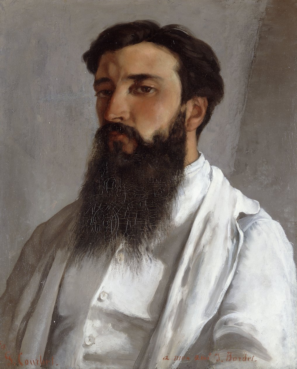 Portrett av Jules Bordet, 1870 av Gustave Courbet