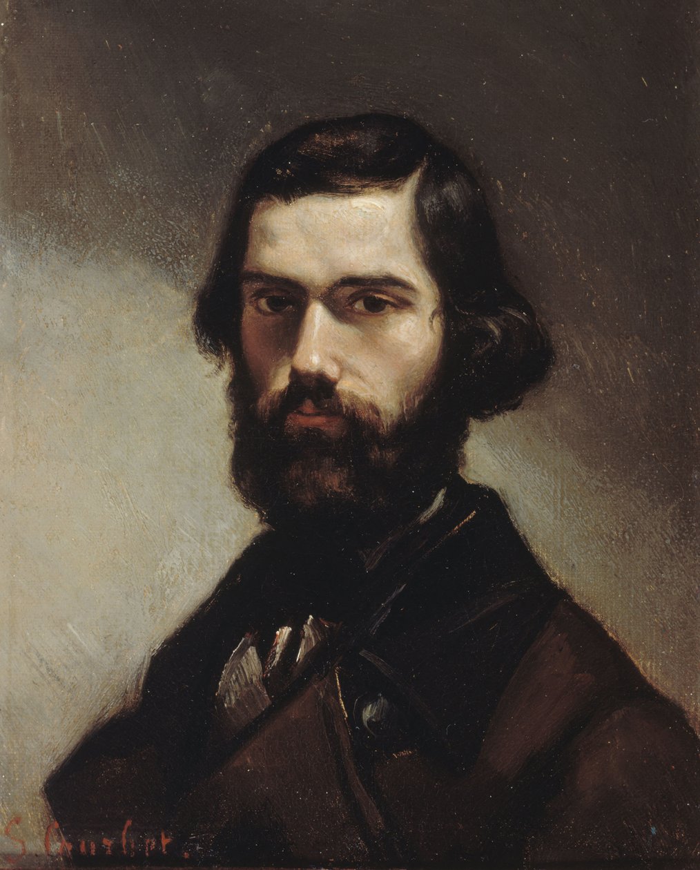 Portrett av Jules Vallès 1832-1885, 1861. av Gustave Courbet
