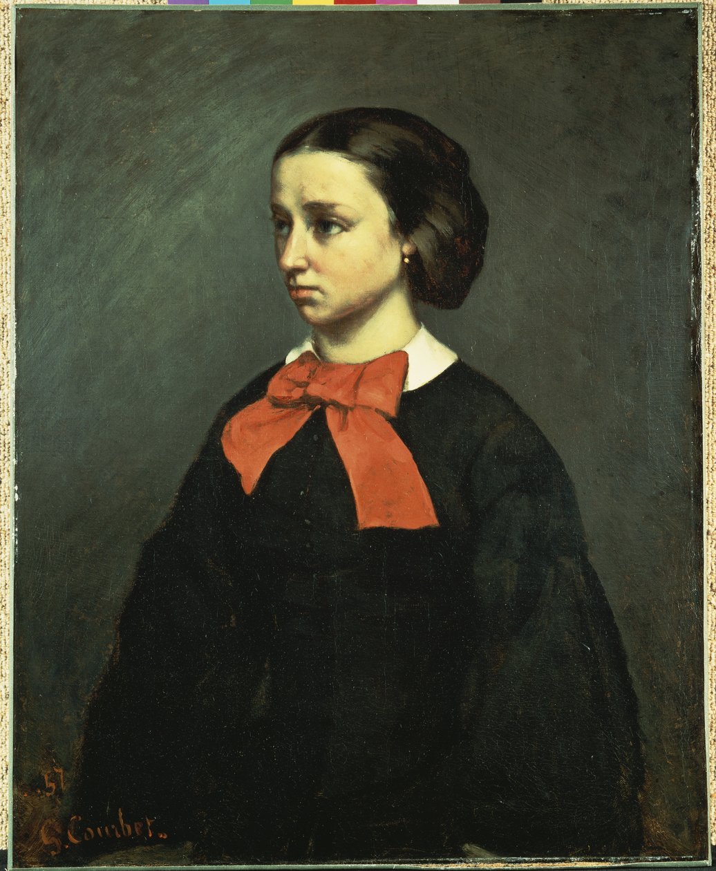 Portrett av frøken Jacquet, 1857 av Gustave Courbet