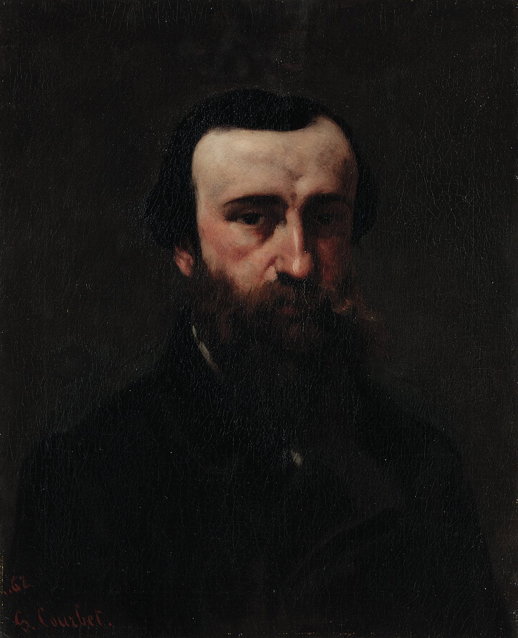 Portrett av Monsieur Nicolle, 1862 av Gustave Courbet