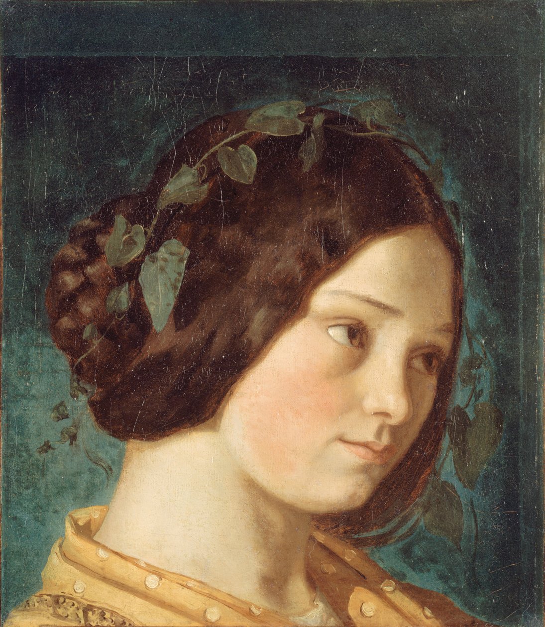 Portrett av Zelie Courbet, ca 1842. av Gustave Courbet
