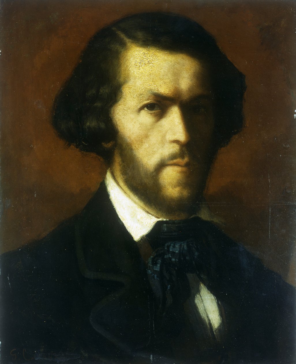 Portrett av en gentleman av Gustave Courbet