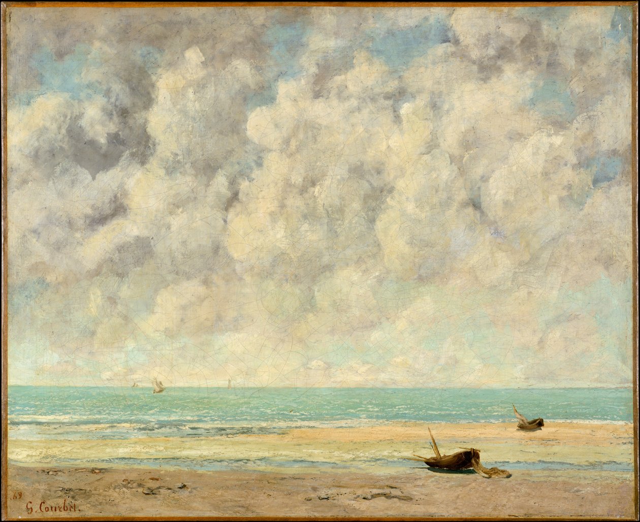 Det stille havet av Gustave Courbet