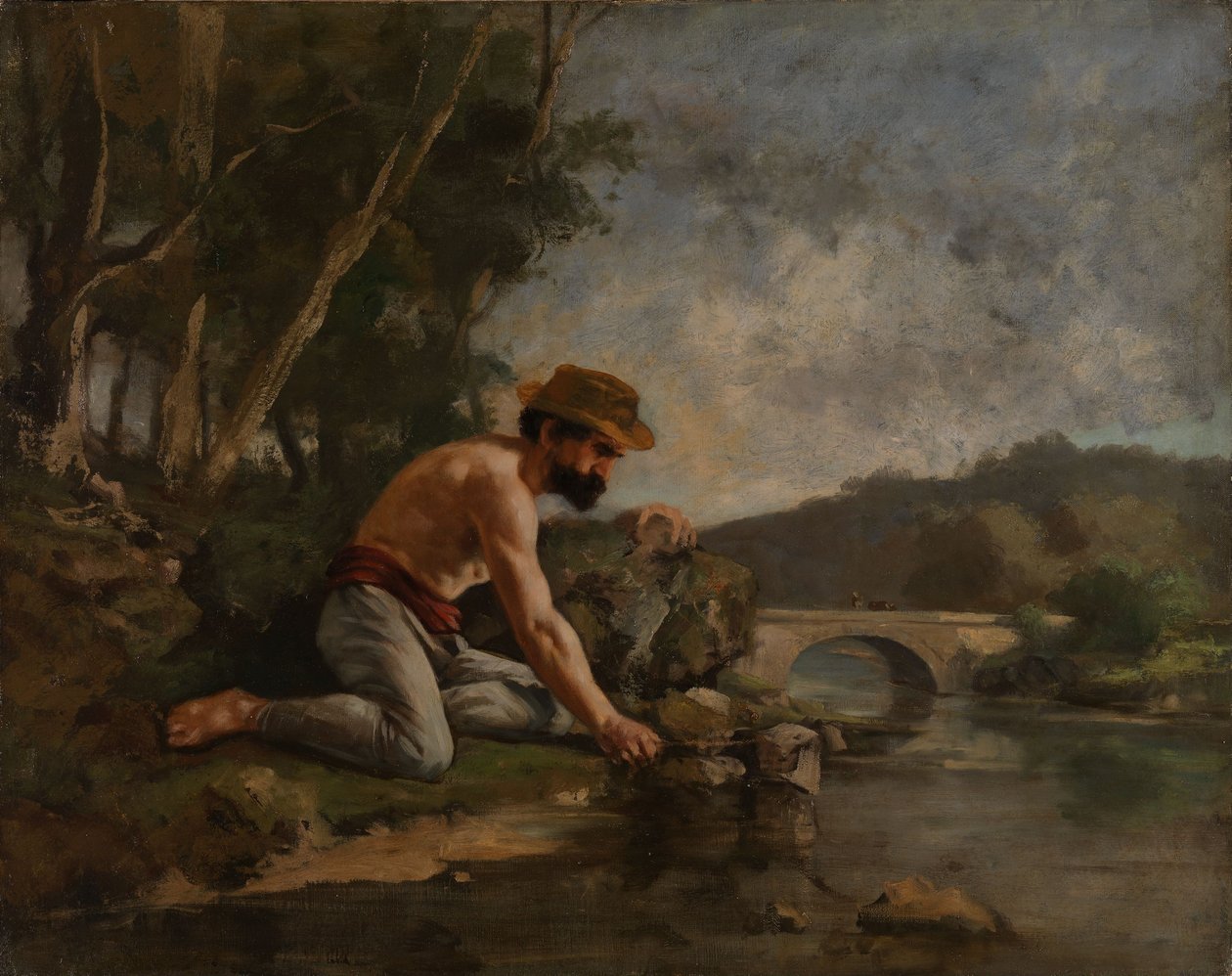 Fiskeren av Gustave Courbet