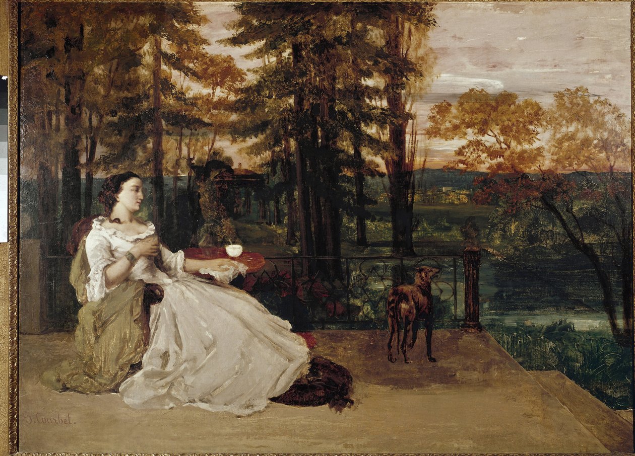 The Lady of Frankfurt Maleri av Gustave Courbet av Gustave Courbet