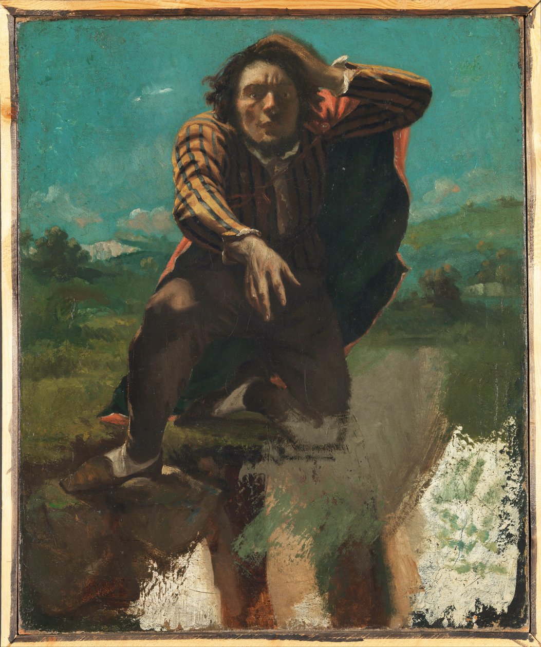 The Mad Man with Fear, ca. 1844 (olje på lerret) av Gustave Courbet