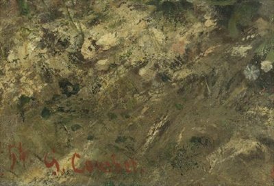 The Meeting eller Bonjour M. Courbet (detaljer) av Gustave Courbet