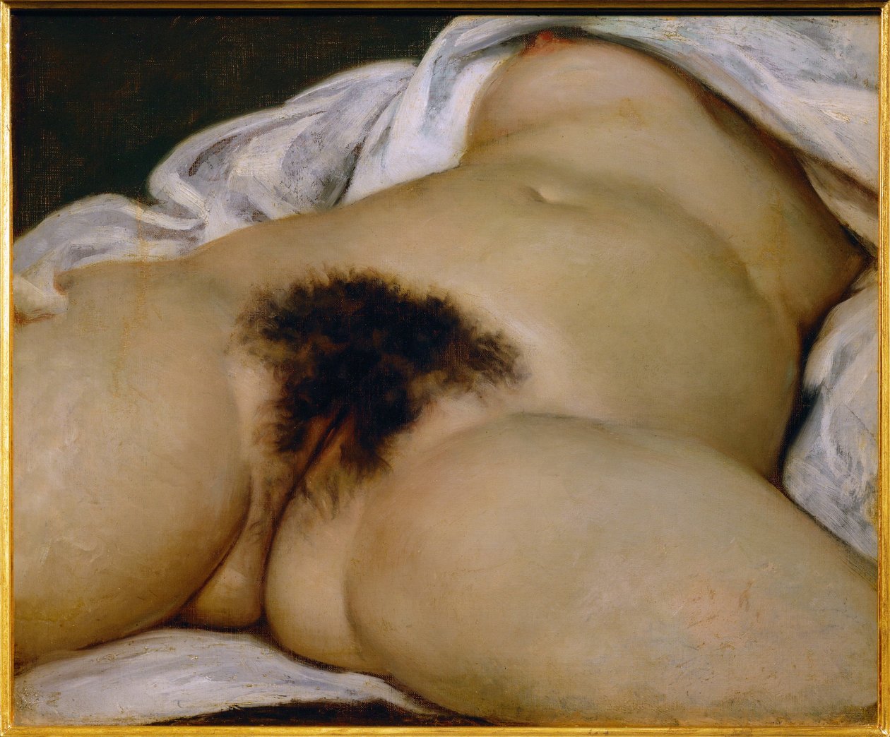Verdens opprinnelse av Gustave Courbet