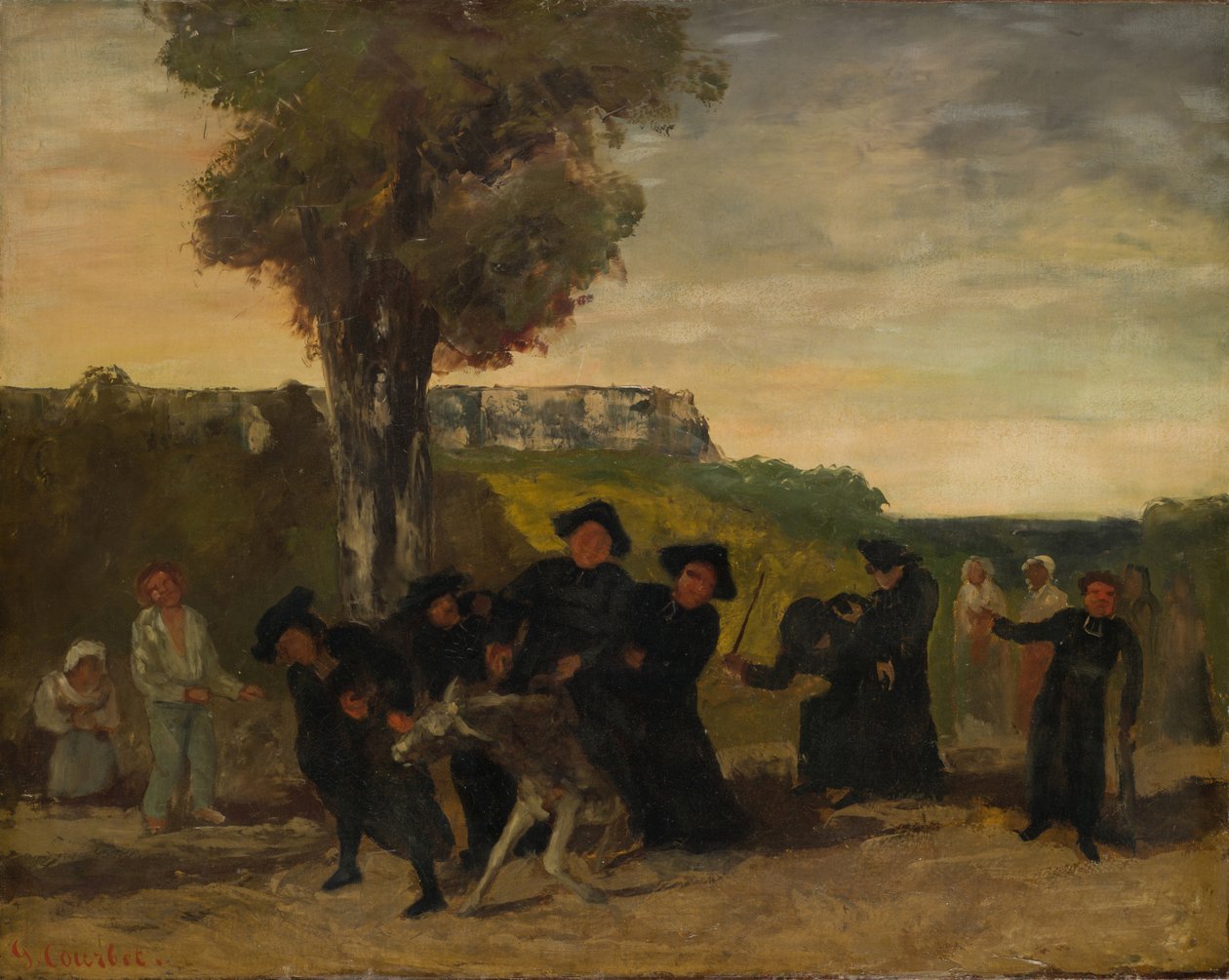 Returen fra møtet, 1863 av Gustave Courbet