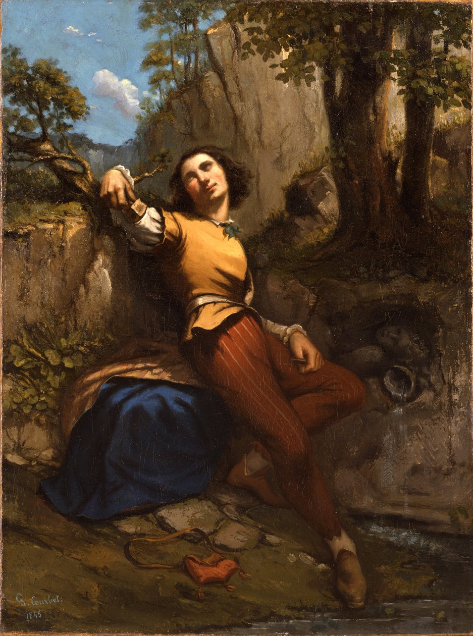Billedhuggeren, 1845 av Gustave Courbet