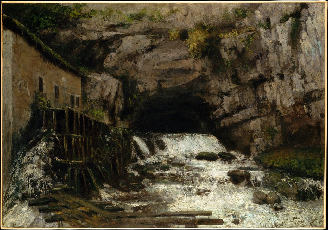 Loues kilde av Gustave Courbet