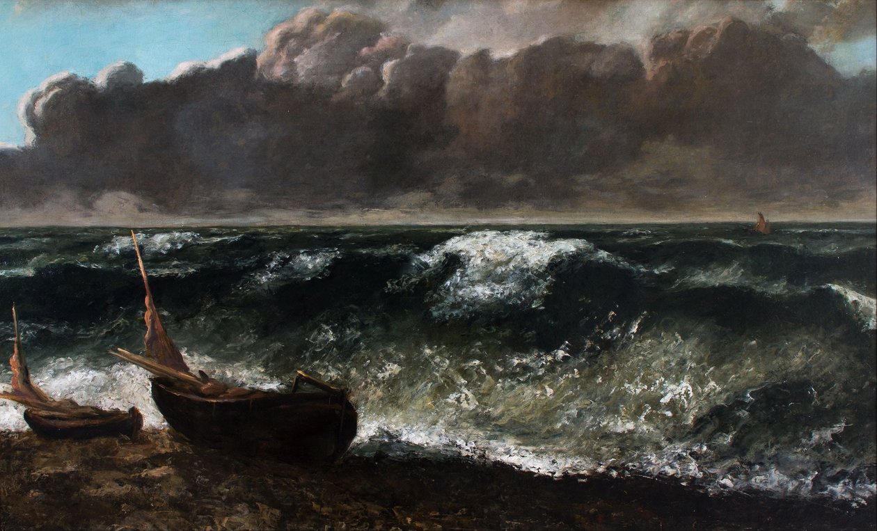 Bølgen av Gustave Courbet