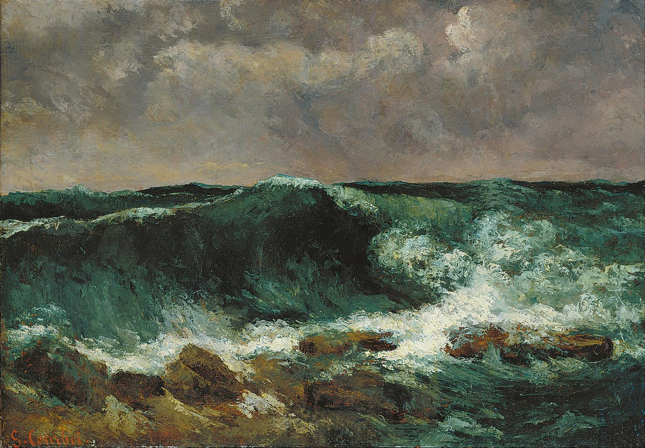 Bølgen av Gustave Courbet