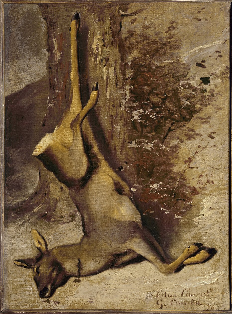 Hjorten av Gustave Courbet