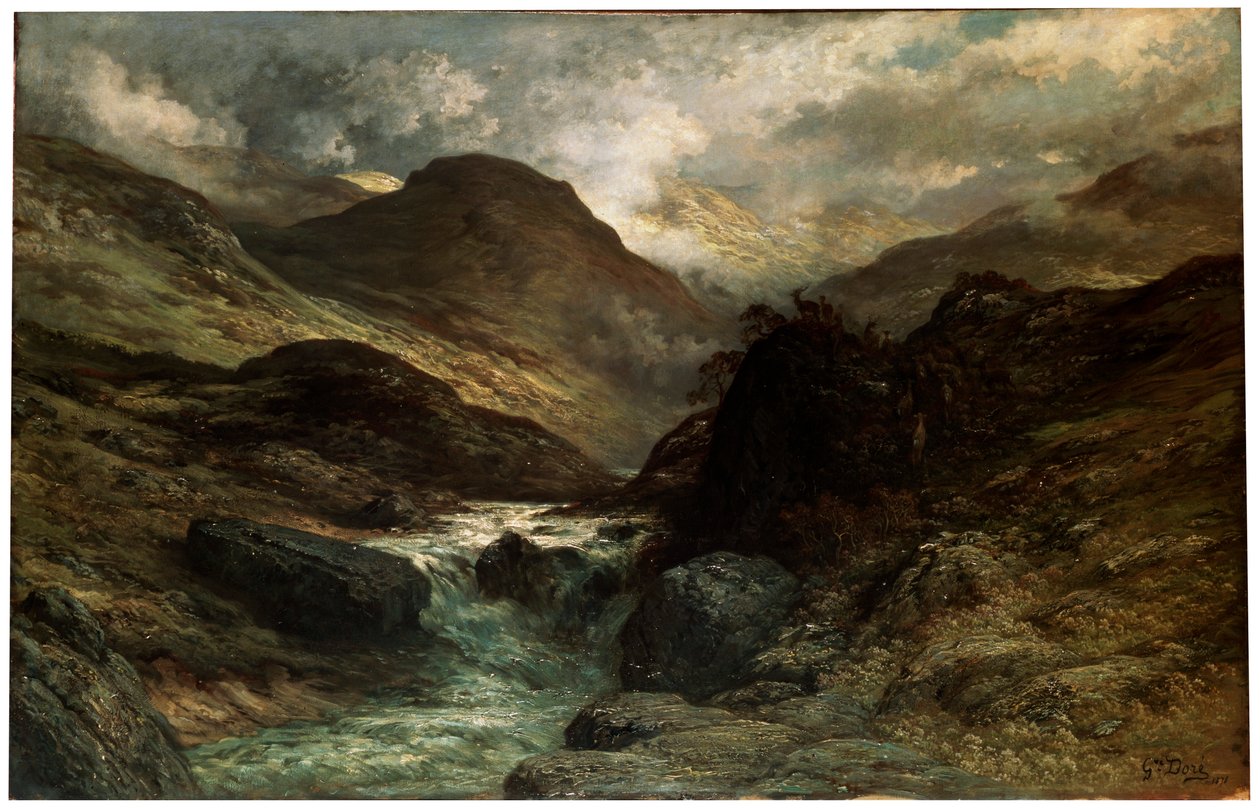 A Canyon, 1878. av Gustave Dore