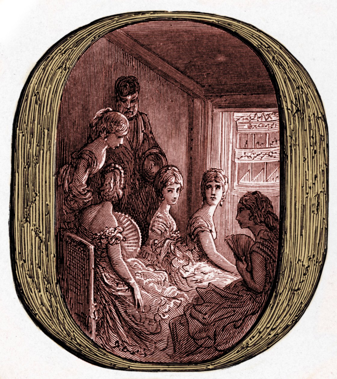 En operaboks på det kongelige operahuset av Doré av Gustave Dore