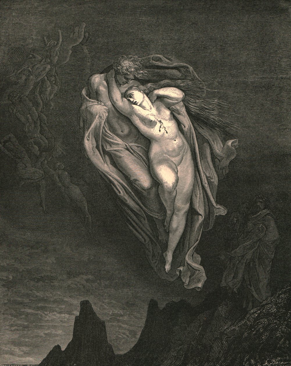 Bard! villig ville jeg ta opp de to sammen som kommer, c1890. av Gustave Dore