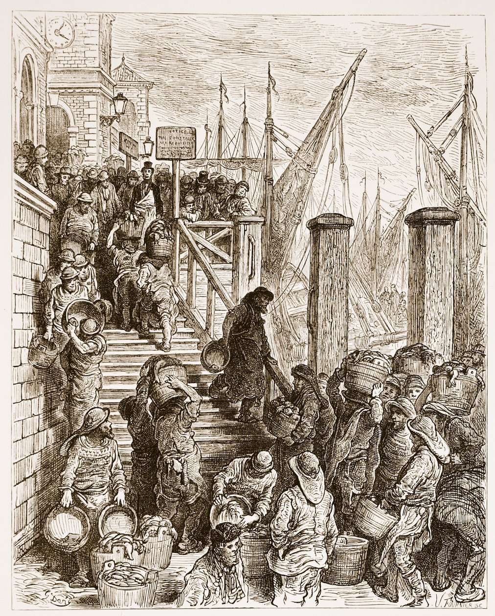 Billingsgate, Landing the Fish, fra 