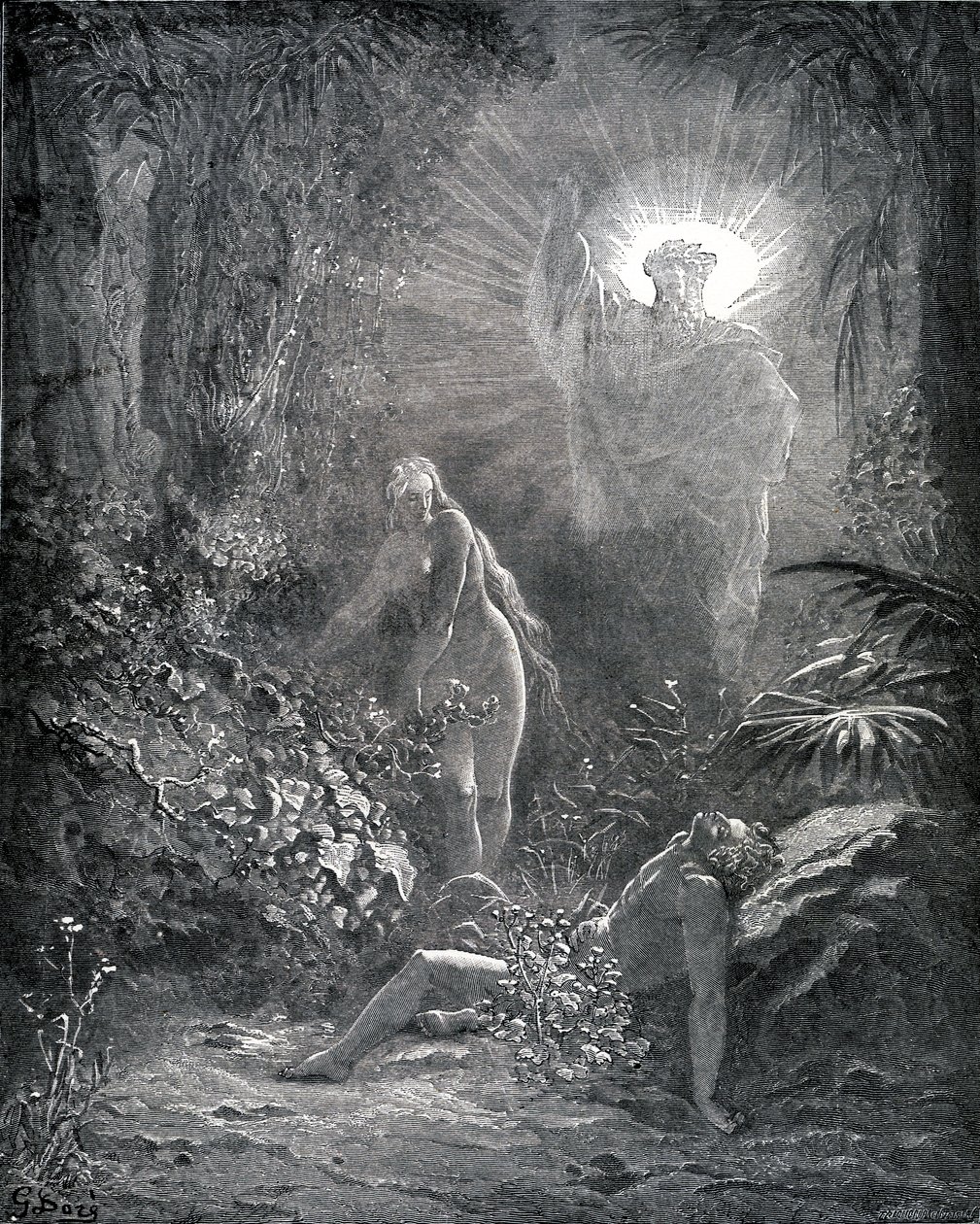 Skapelsen av Eva av Gustave Dore