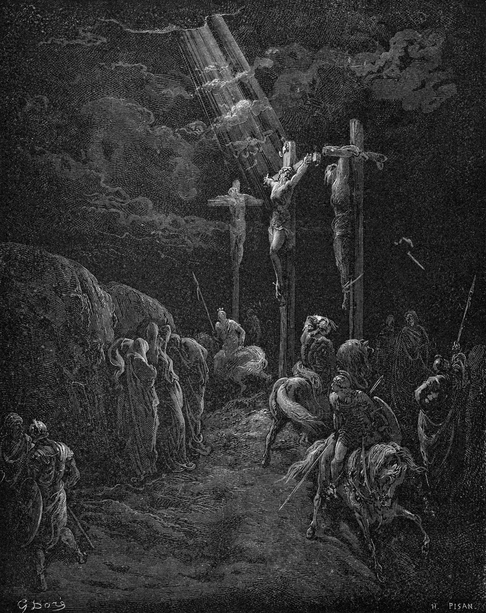 Jesu korsfestelse av Gustave Dore