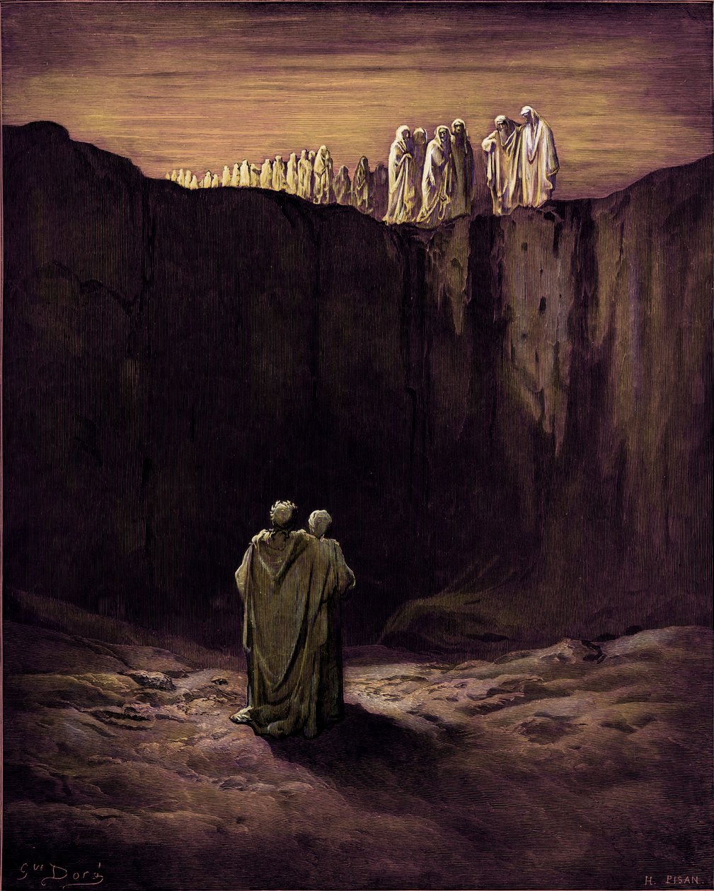Dantes skjærsild av Gustave Dore