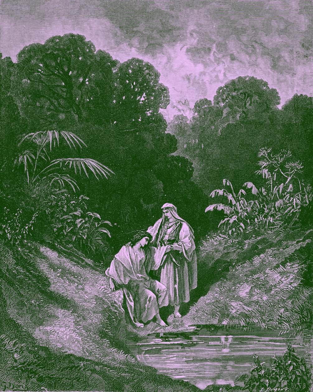 David og Jonathan, av Gustave Doré- Bibelen av Gustave Dore
