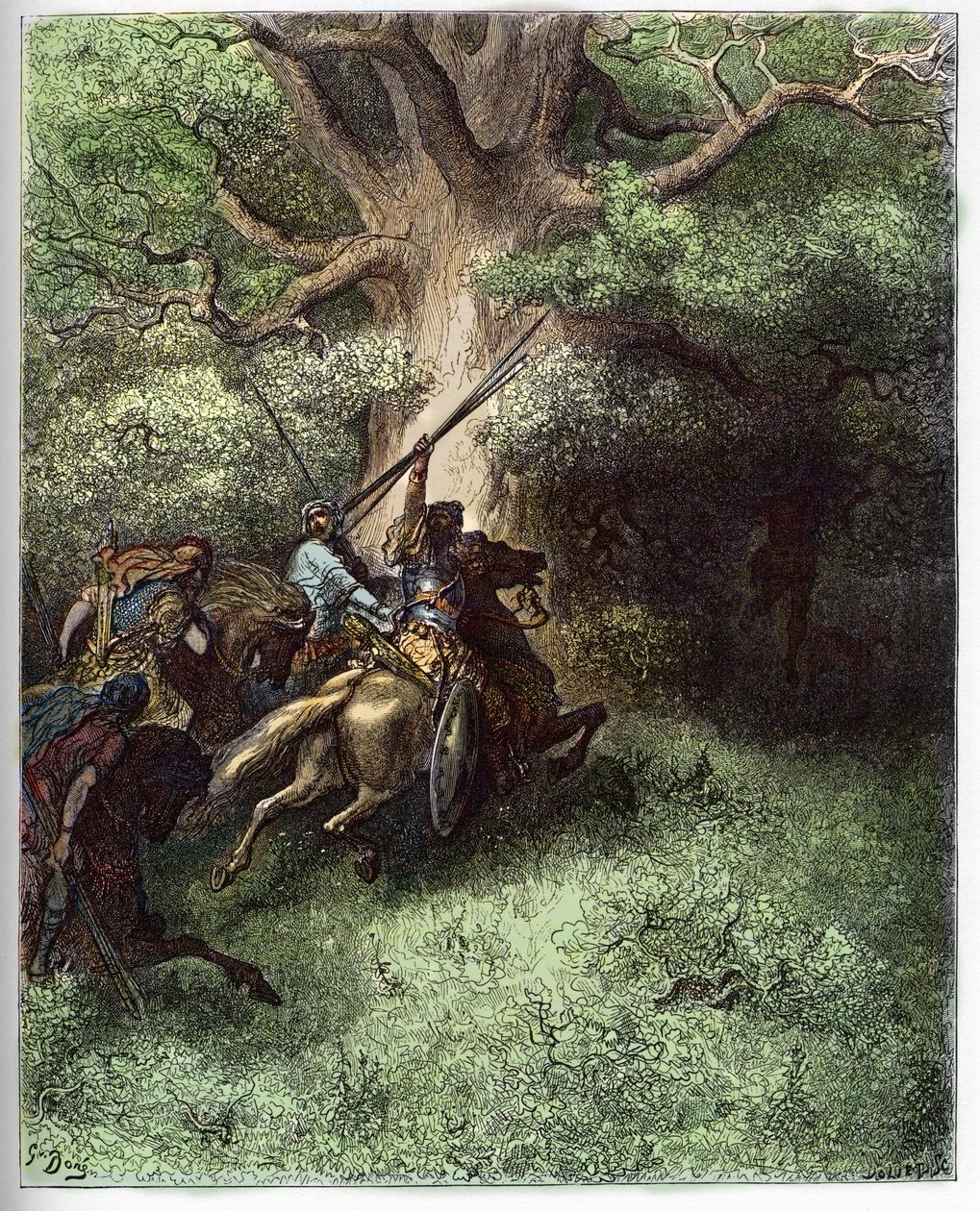 Death of Absalom (Avshalom) - The death of Absalom (or Avshalom, Absalon). After the defeat against his father