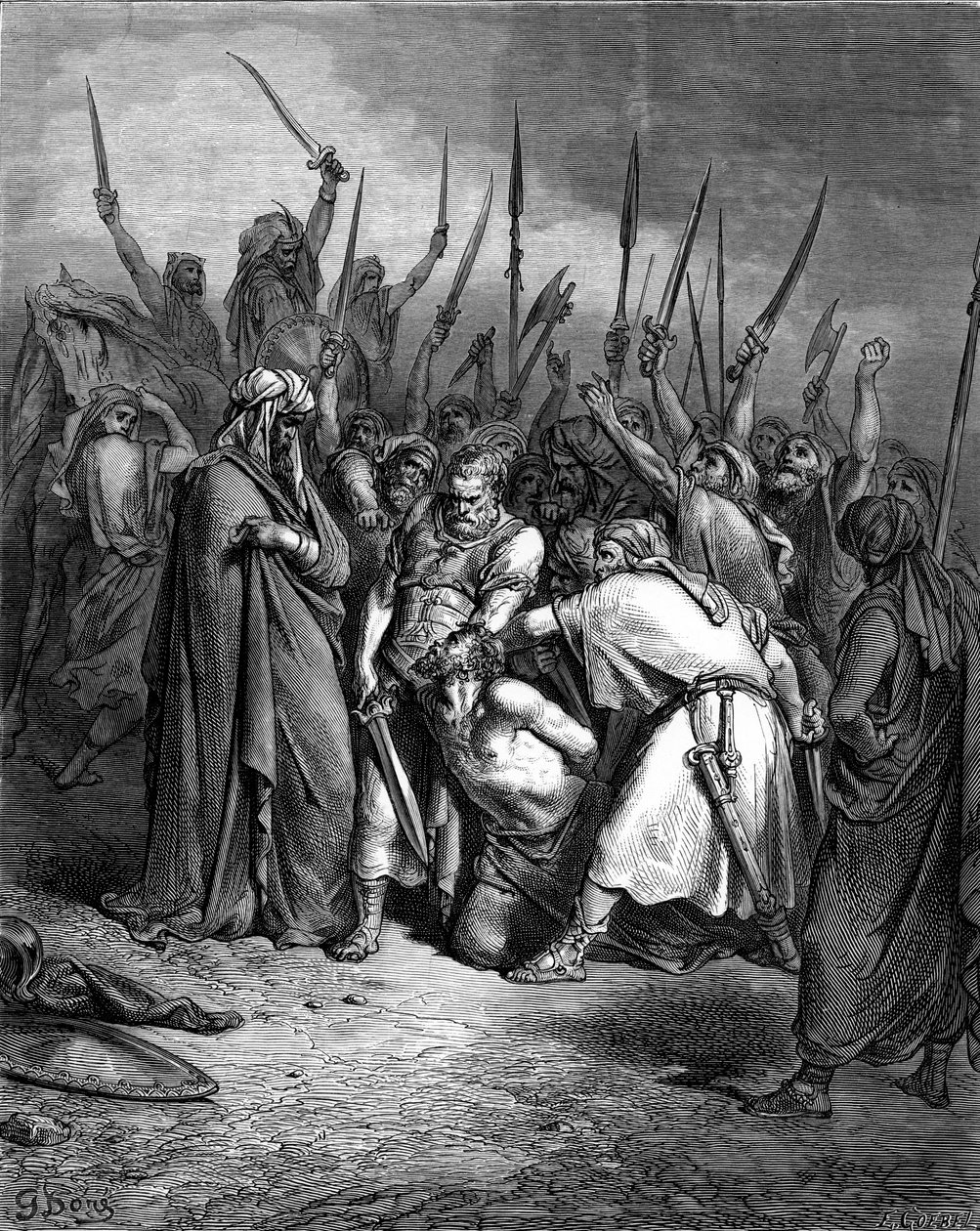 Death of Agag av Doré - Bibelen av Gustave Dore