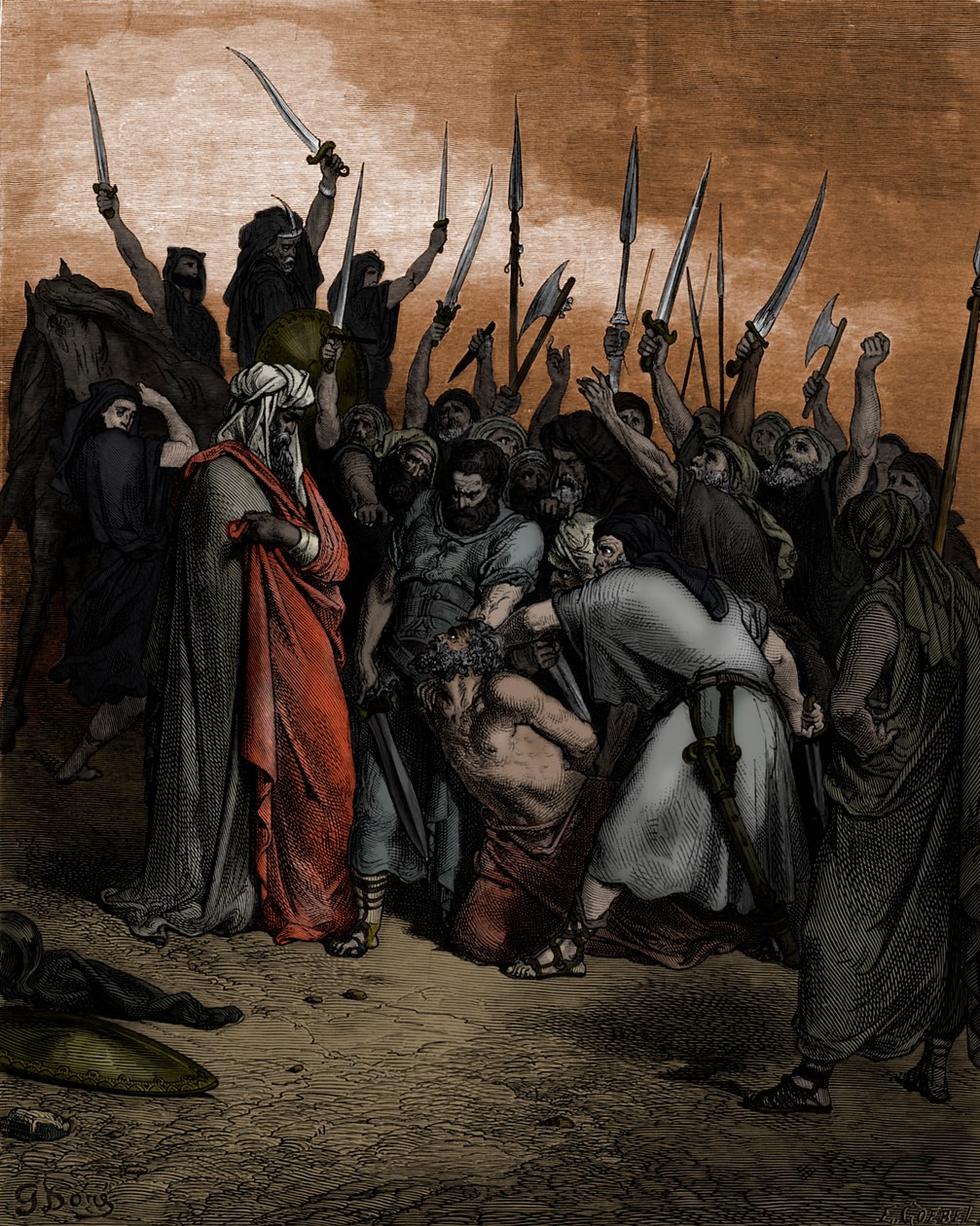Death of Agag av Doré - Bibelen av Gustave Dore