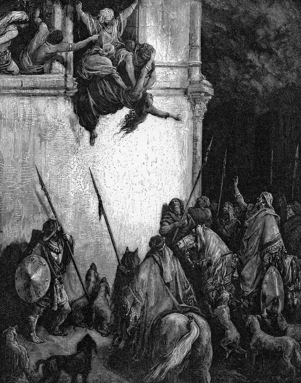 Jesabels død av Gustave Dore