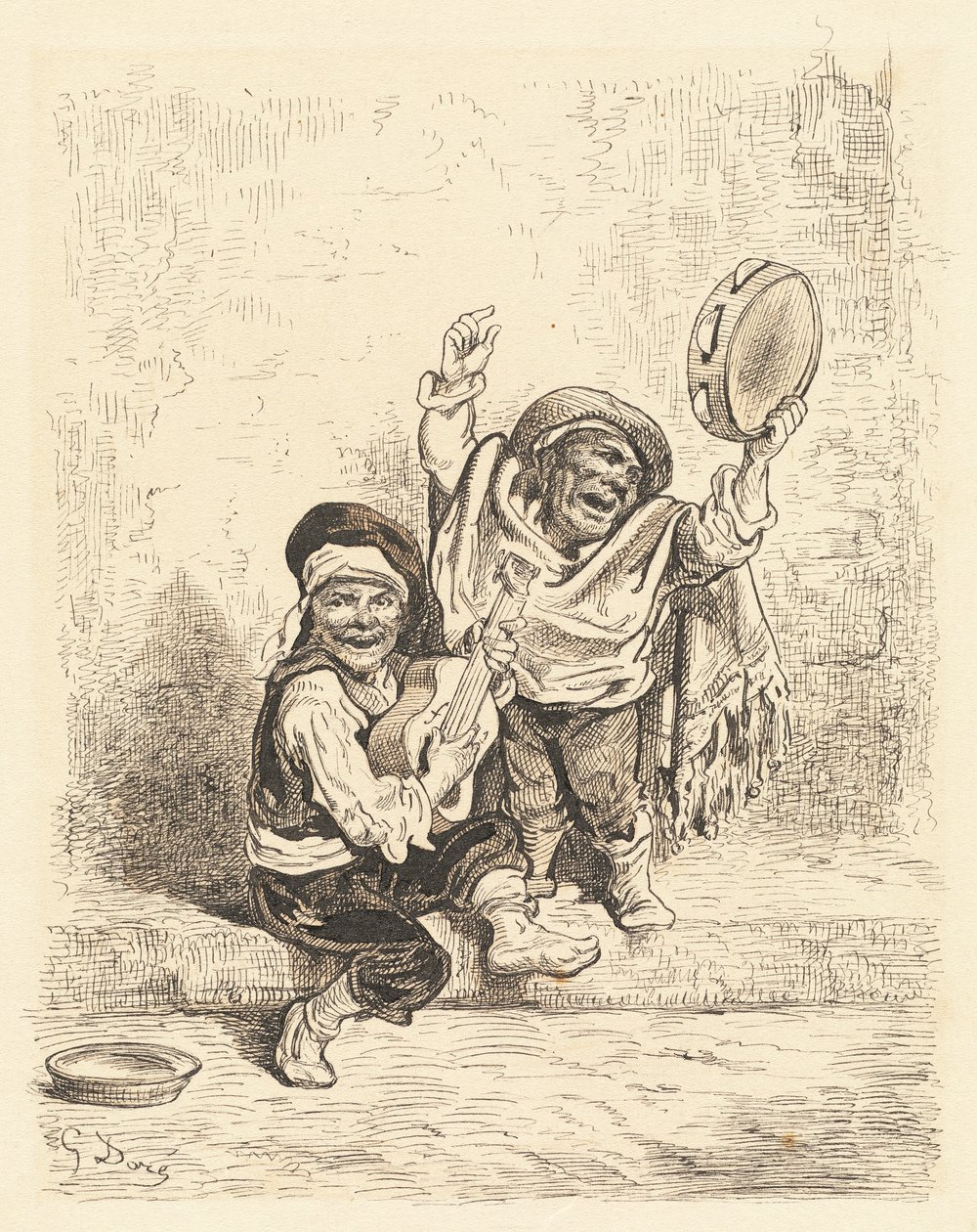Dvergmusikere fra Granada av Gustave Dore
