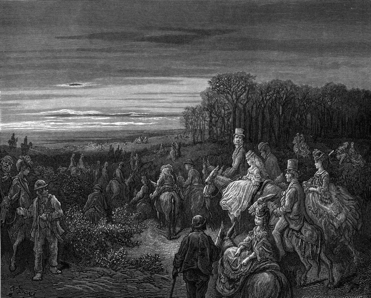 Hampstead Heath av Gustave Doré av Gustave Dore
