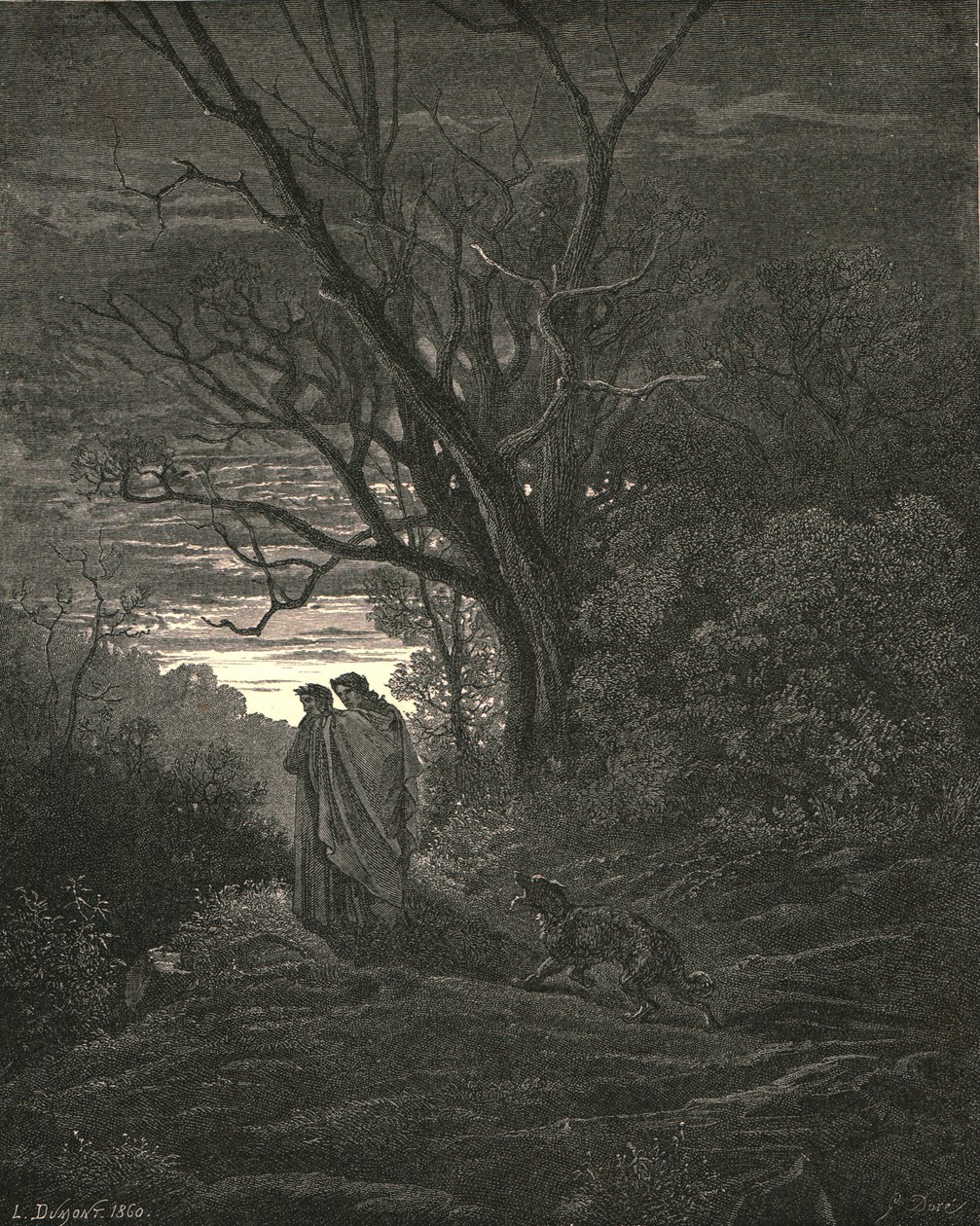 Han, så snart han så at jeg gråt, c1890. av Gustave Dore