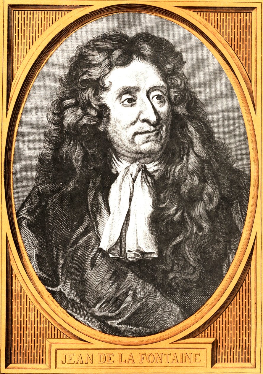 Jean de La Fontaine 1621-1695, 1800-tallet. av Gustave Dore
