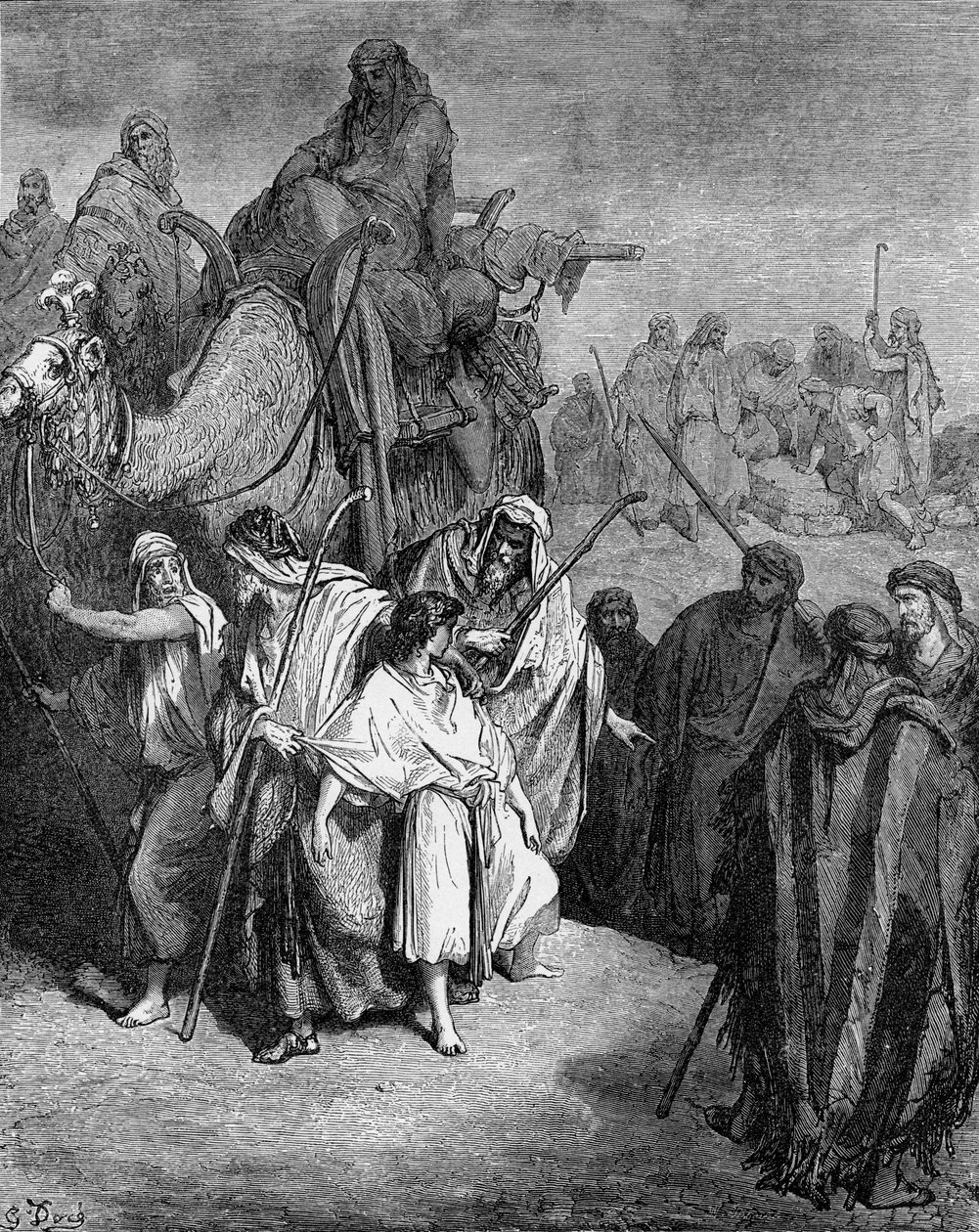 Josef solgte til Egypt av Gustave Dore