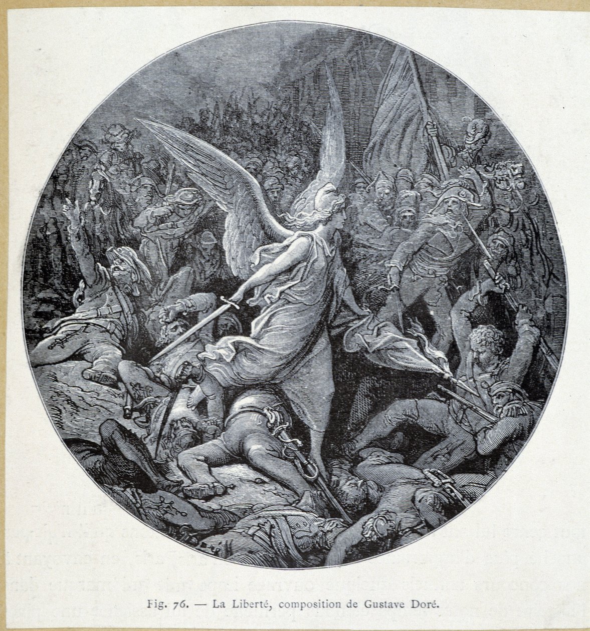 Liberty, gravering av Gustave Doré av Gustave Dore